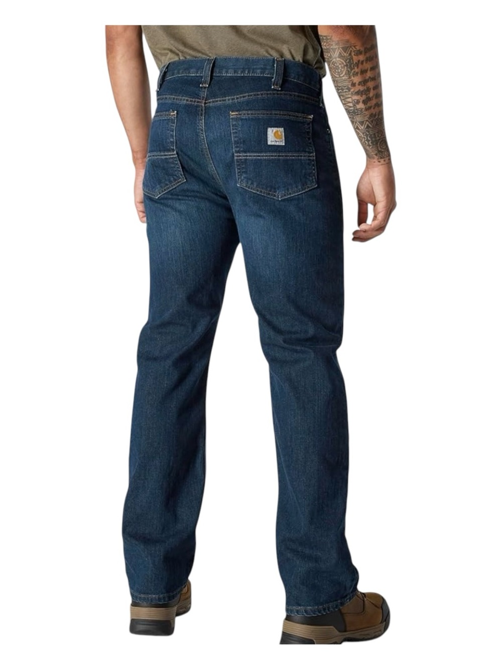 Carhartt Men'sStraight Fit Dark Blue Work Jeans 33x34 NWOT